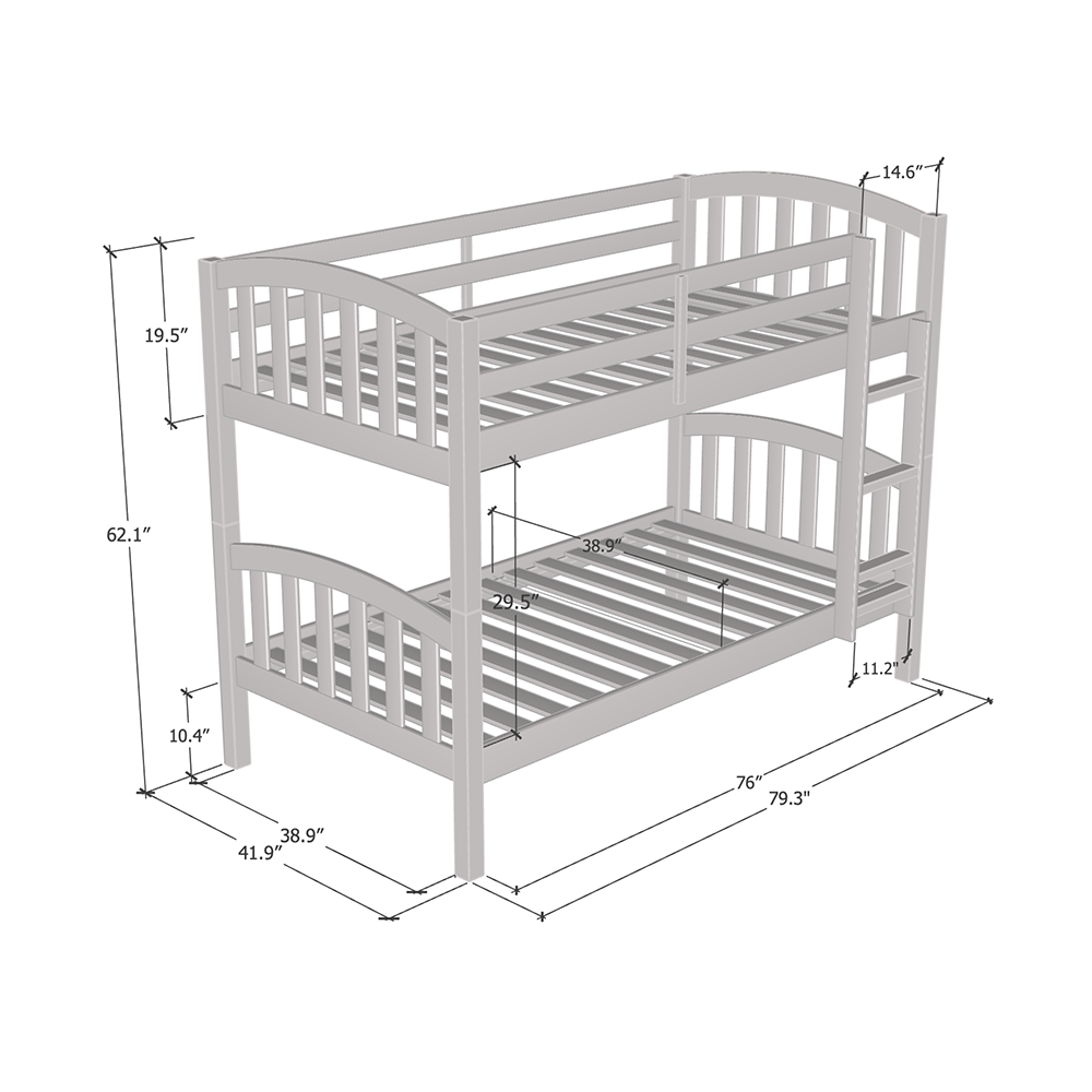 Noah Bunk Bed - Meble Furniture
