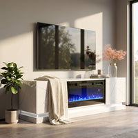 Shu BL-EF Fireplace TV Stand
