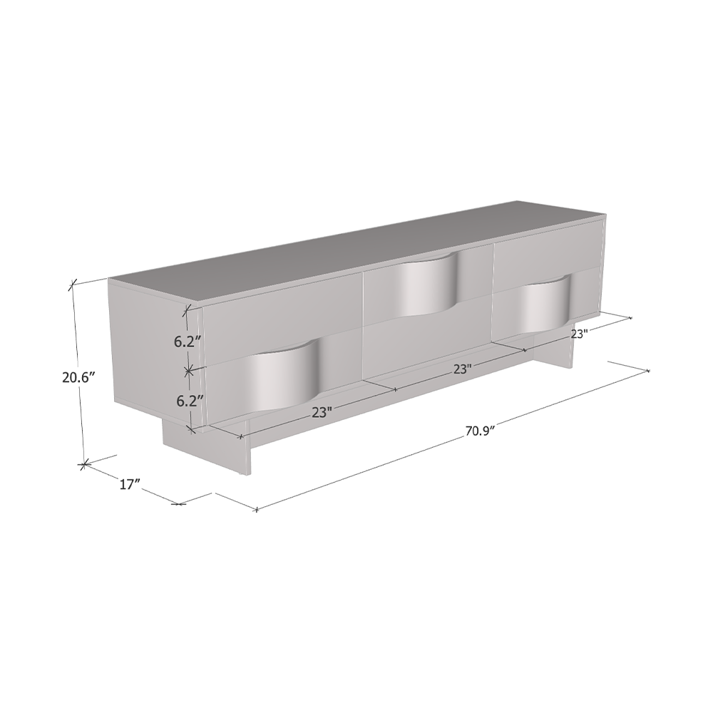 Wave 01 TV Stand - Meble Furniture