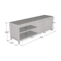 Nature 2D Solid Wood TV Stand