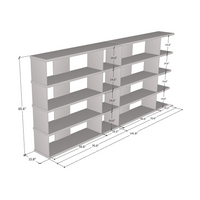 Gravity 2X Bookcase - Meble Furniture