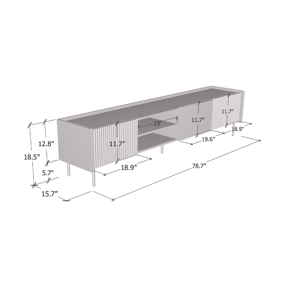 Brandy 3D TV Stand - Meble Furniture