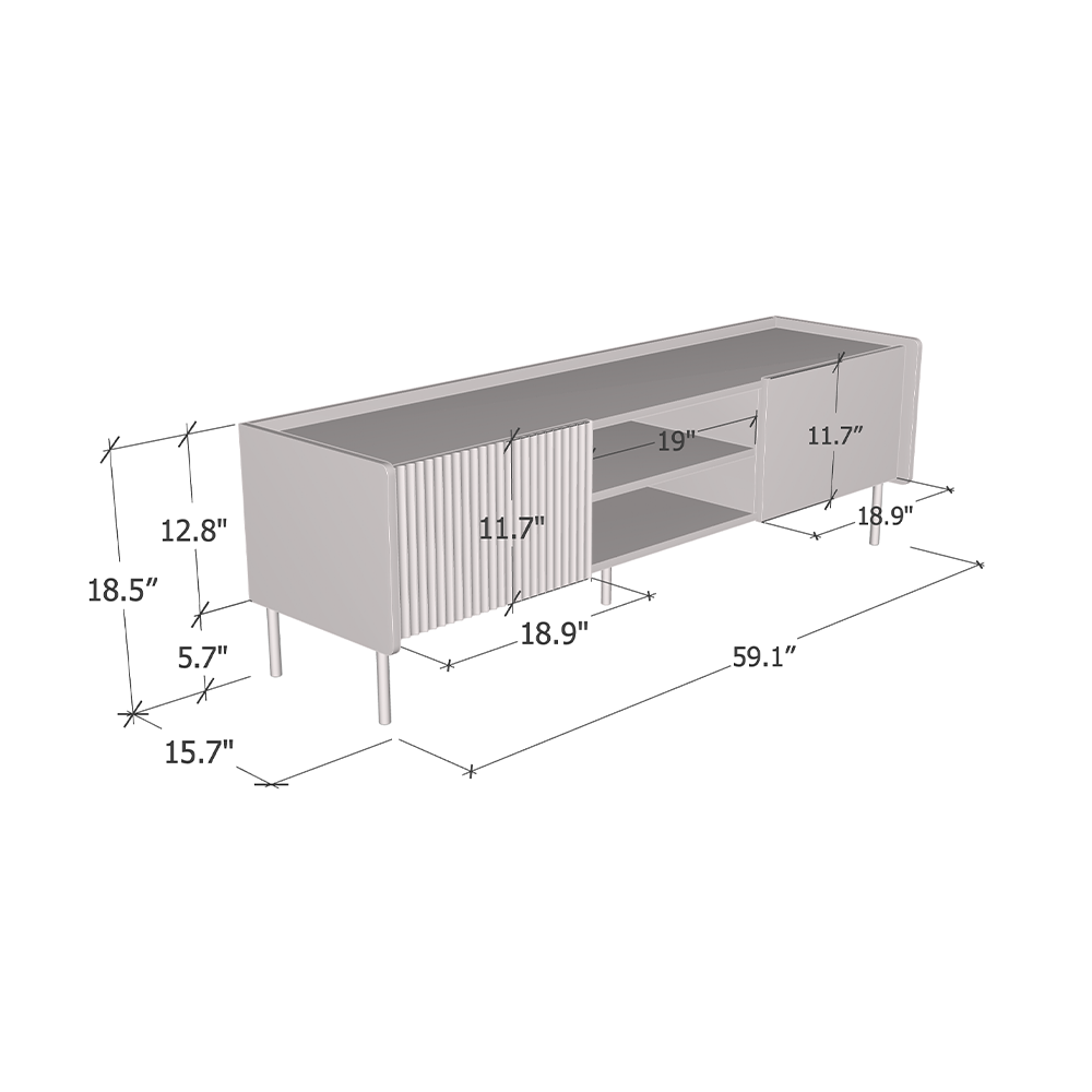 Brandy 2D TV Stand - Meble Furniture