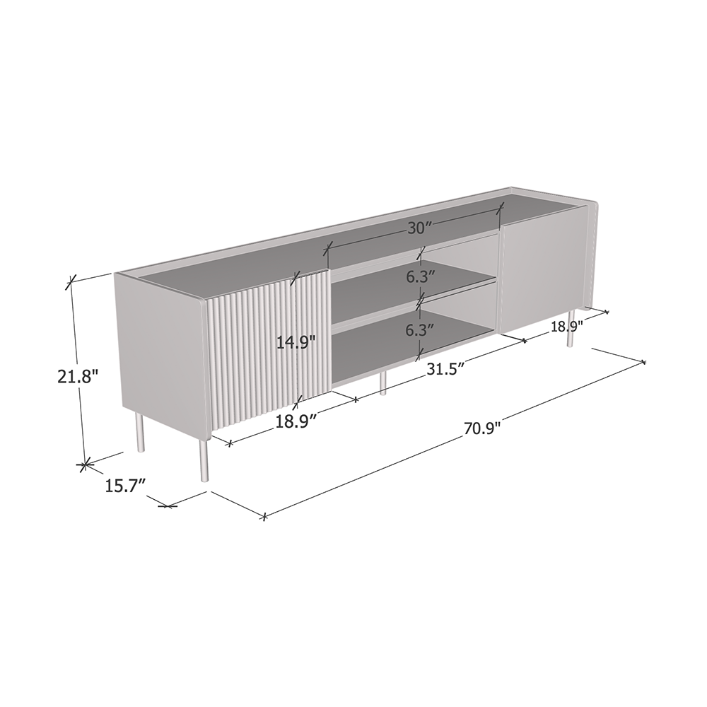 Brandy 180 TV Stand - Meble Furniture