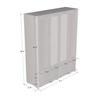Nest 4D Solid Wood Wardrobe