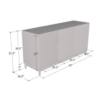 Essencia 3D Solid Wood Sideboard