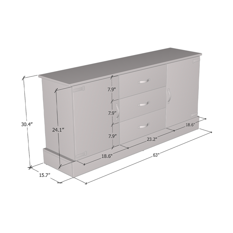 Carmen 03 Sideboard dimensions diagram