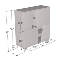 Kwadrat Sideboard 4D - Meble Furniture