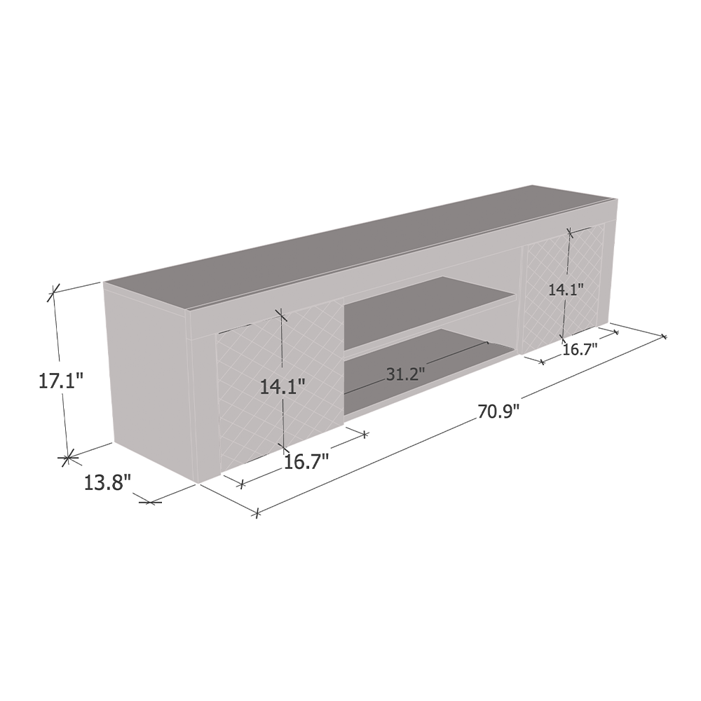 Dia 01 Floating TV Stand - Meble Furniture