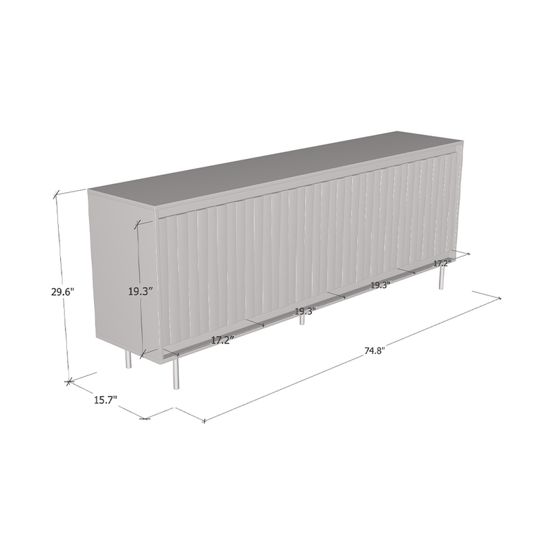 Swing 190 Sideboard dimensions diagram