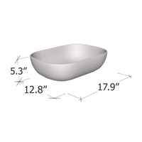 18 Inch Ceramic Vessel Sink - Meble Furniture