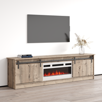 Granero 04 WH-EF Fireplace TV Stand - Meble Furniture