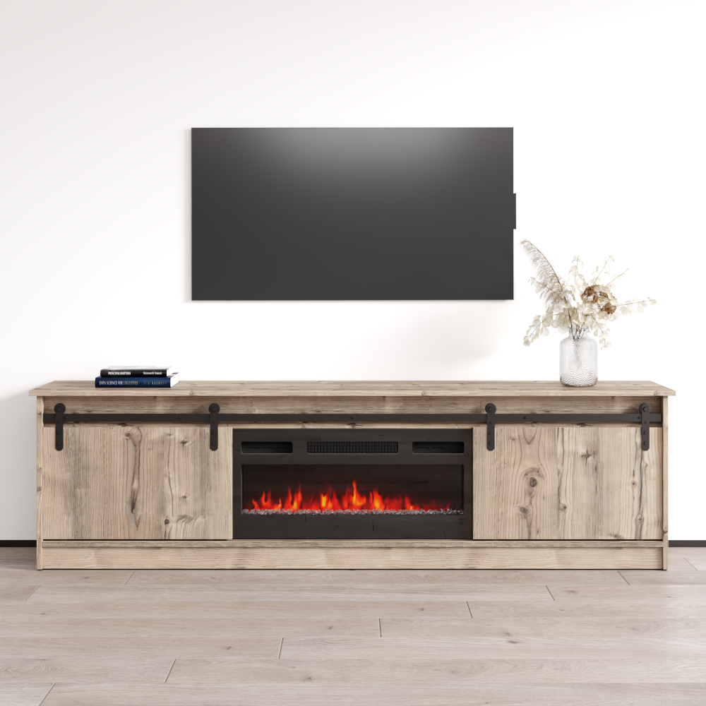 Granero 04 BL-EF Fireplace TV Stand - Meble Furniture