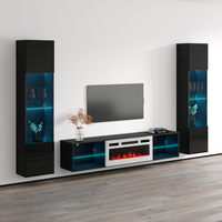 Lima WH-EF Floating Fireplace Entertainment Center - Meble Furniture