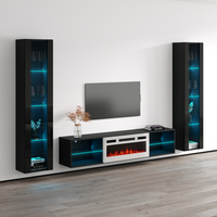 Lima WH-EF Floating Fireplace Entertainment Center - Meble Furniture