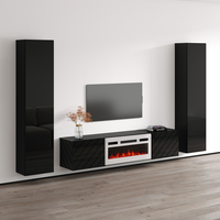 Luxe WH-EF Floating Fireplace Entertainment Center - Meble Furniture