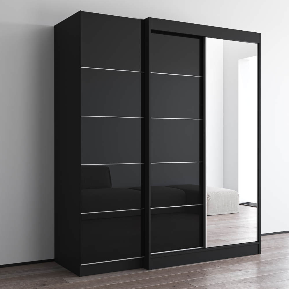 Aria 2D120-EX Wardrobe with 1 Mirror - Meble Furniture