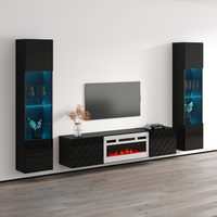 Luxe WH-EF Floating Fireplace Entertainment Center - Meble Furniture
