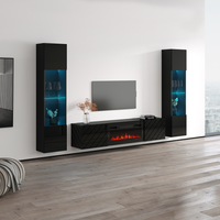 Luxe BL-EF Floating Fireplace Entertainment Center - Meble Furniture