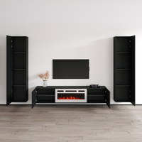 Cali WH-EF Floating Fireplace Entertainment Center - Meble Furniture