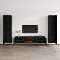 Luxe BL-EF Floating Fireplace Entertainment Center - Meble Furniture