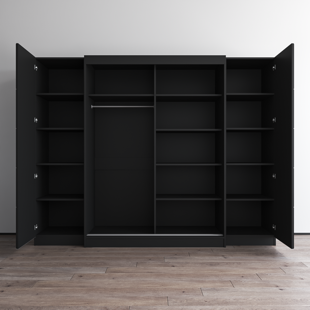 Aria 2D-EXEX Wardrobe with 1 Mirror - Meble Furniture