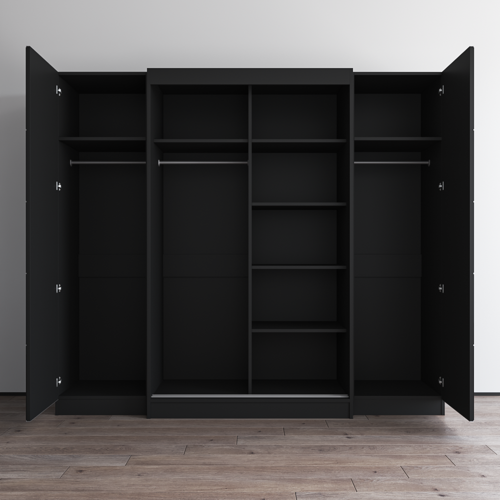 Aria 2D120-EXEX Wardrobe with 1 Mirror - Meble Furniture