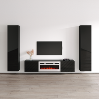 Luxe WH-EF Floating Fireplace Entertainment Center - Meble Furniture