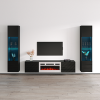 Luxe WH-EF Floating Fireplace Entertainment Center - Meble Furniture