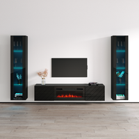 Luxe BL-EF Floating Fireplace Entertainment Center - Meble Furniture