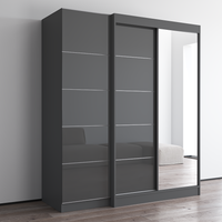 Aria 2D120-EX Wardrobe with 1 Mirror - Meble Furniture