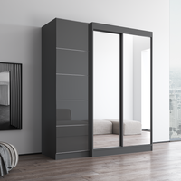 Aria 2D120-EX Wardrobe with 2 Mirrors - Meble Furniture