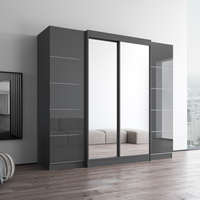 Aria 2D120-EXEX Wardrobe with 2 Mirrors - Meble Furniture