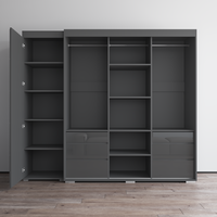 Monaco 3D-EX Wardrobe with 1 Mirror - Meble Furniture