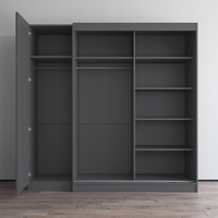 Aria 2D-EX Wardrobe with 1 Mirror - Meble Furniture