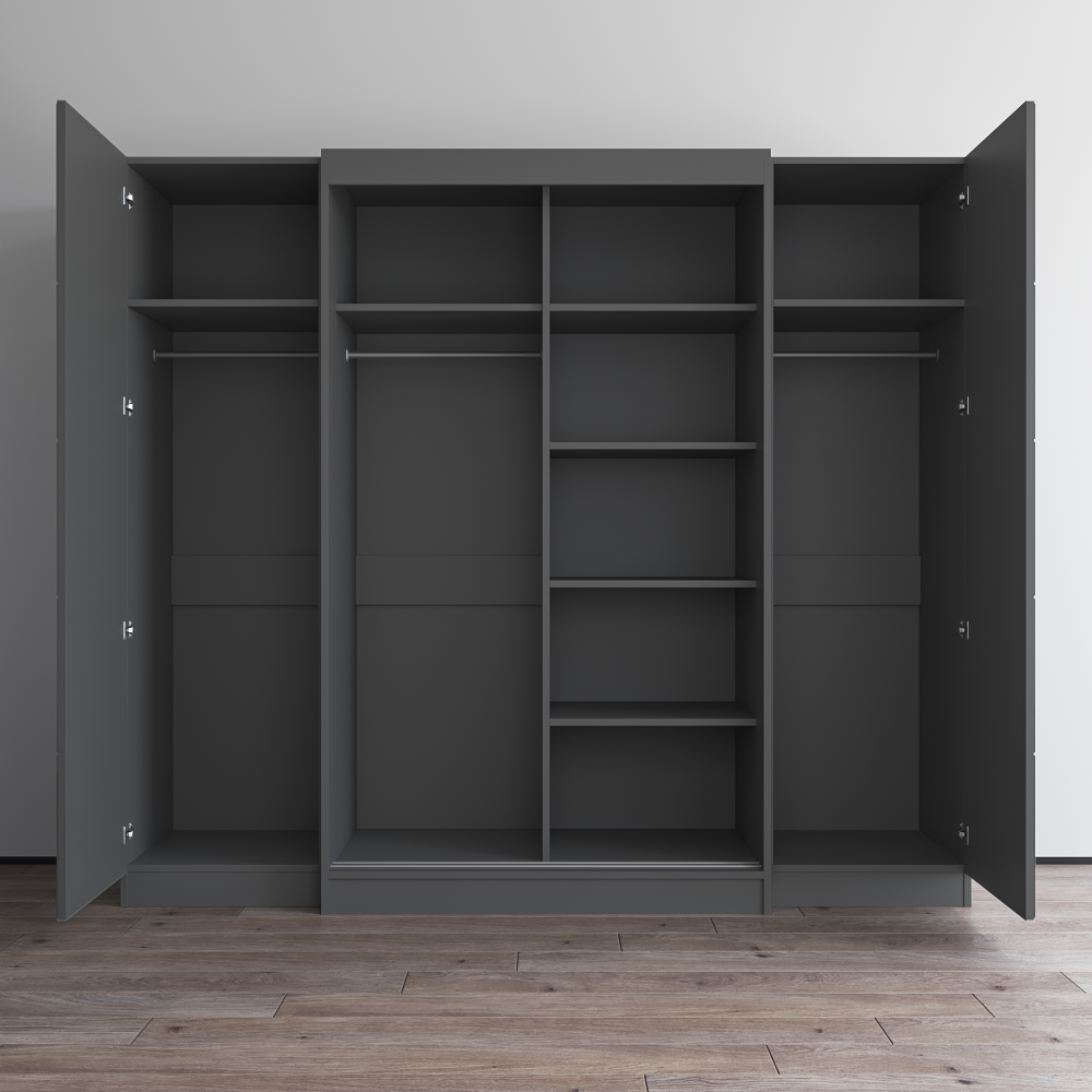 Aria 2D120-EXEX Wardrobe with 1 Mirror - Meble Furniture