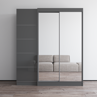 Aria 2D120-EX Wardrobe with 2 Mirrors - Meble Furniture