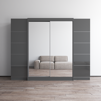 Aria 2D-EXEX Wardrobe with 2 Mirrors - Meble Furniture