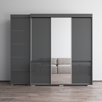 Monaco 3D-EX Wardrobe with 1 Mirror - Meble Furniture