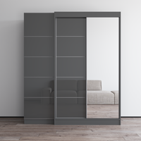 Aria 2D120-EX Wardrobe with 1 Mirror - Meble Furniture
