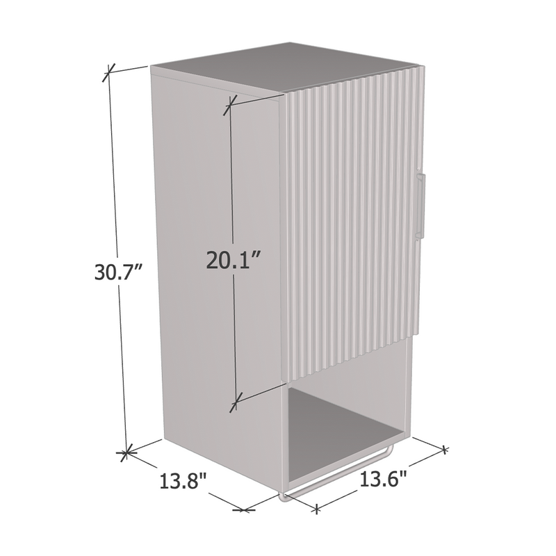 Madera 03 Bookcase dimensions diagram