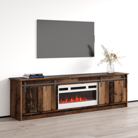 Granero 04 WH-EF Fireplace TV Stand - Meble Furniture
