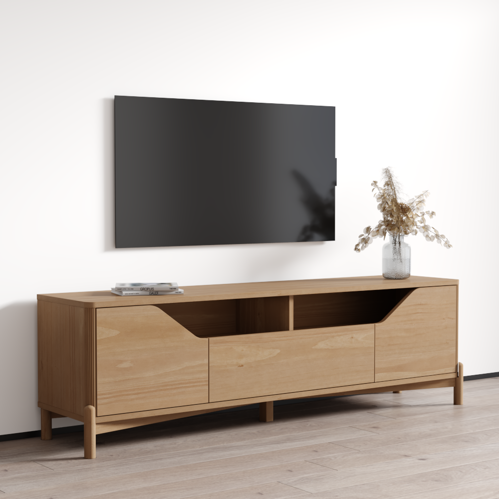Nest Solid Wood TV Stand