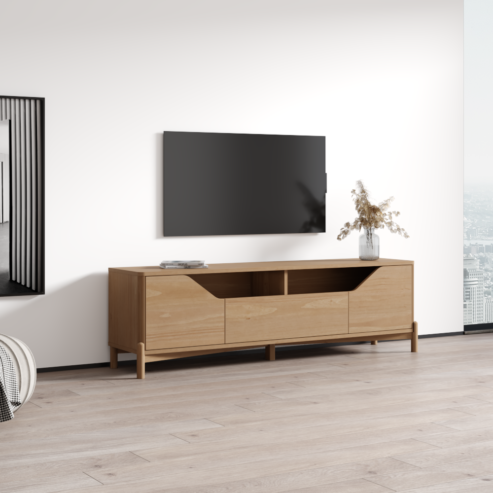 Nest Solid Wood TV Stand
