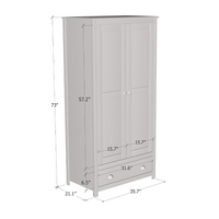 Topazio 2D1S Wardrobe - Meble Furniture