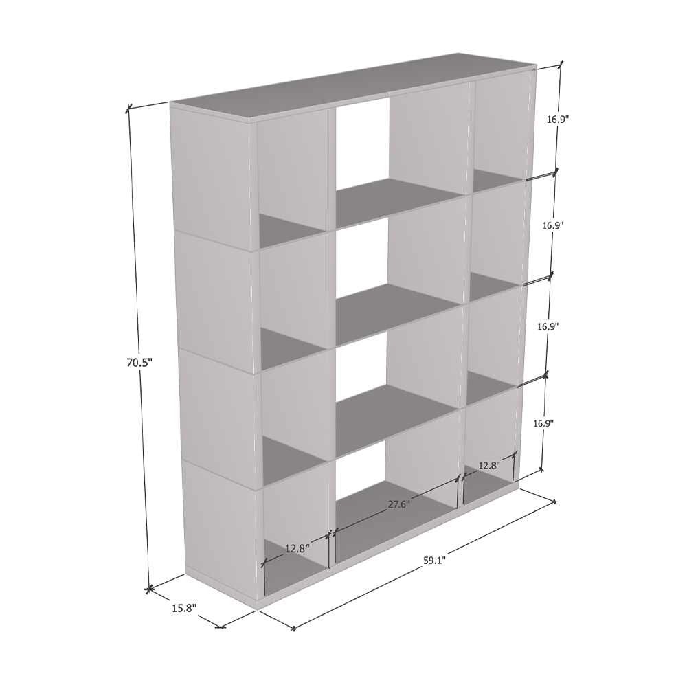 Turin Bookcase - Meble Furniture