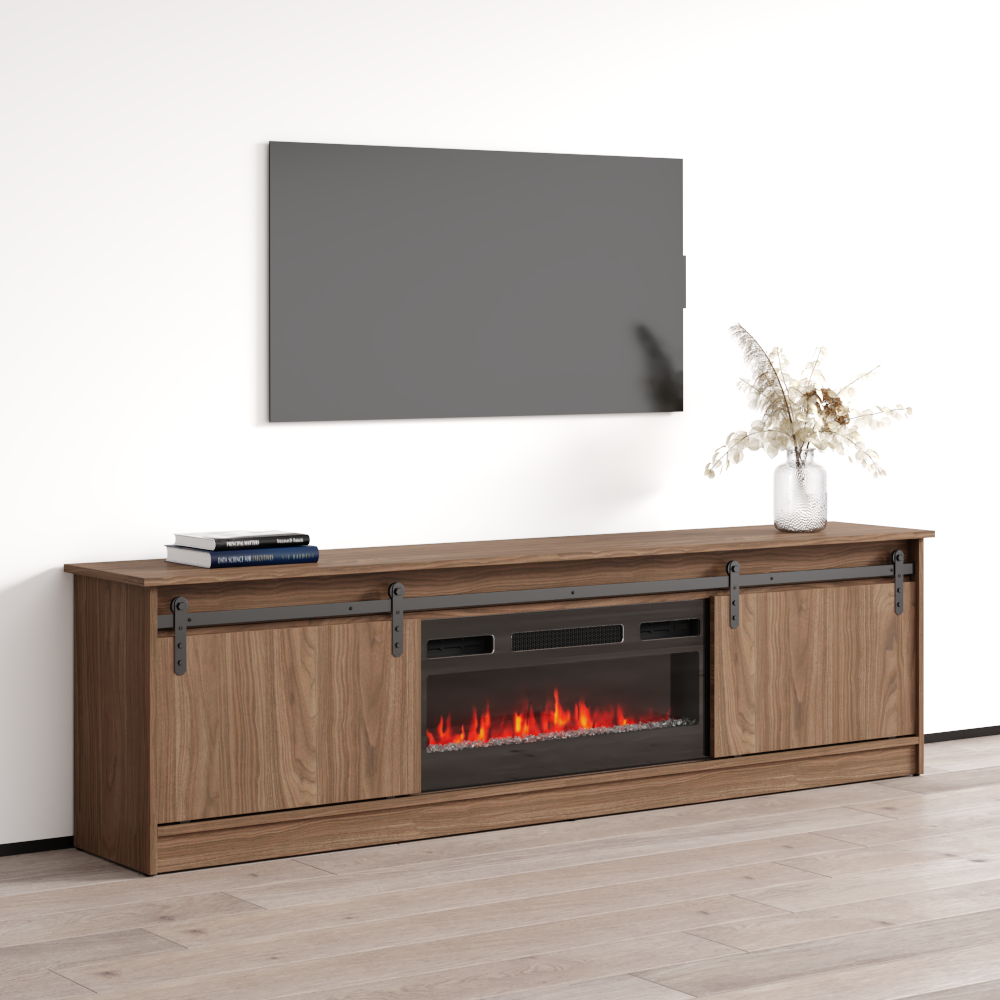 Granero 04 BL-EF Fireplace TV Stand - Meble Furniture