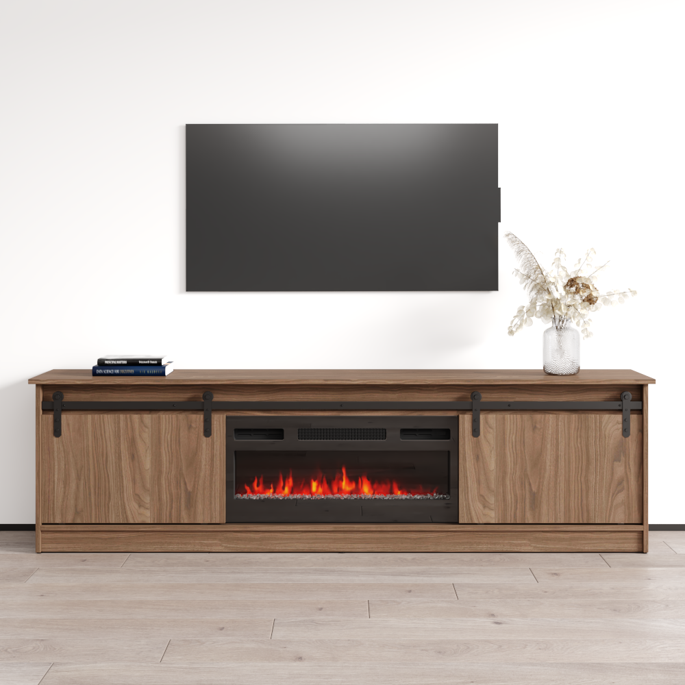 Granero 04 BL-EF Fireplace TV Stand - Meble Furniture