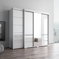Monaco 3D-EX Wardrobe with 1 Mirror - Meble Furniture