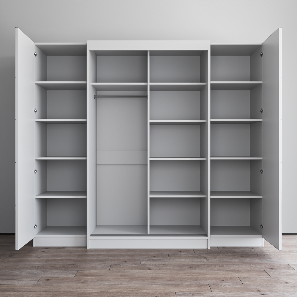 Aria 2D120-EXEX Wardrobe with 1 Mirror - Meble Furniture